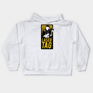 Laser Tag Sign Kids Hoodie